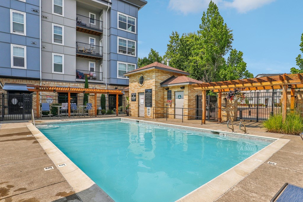 our apartments offer a swimming pool in front of our building