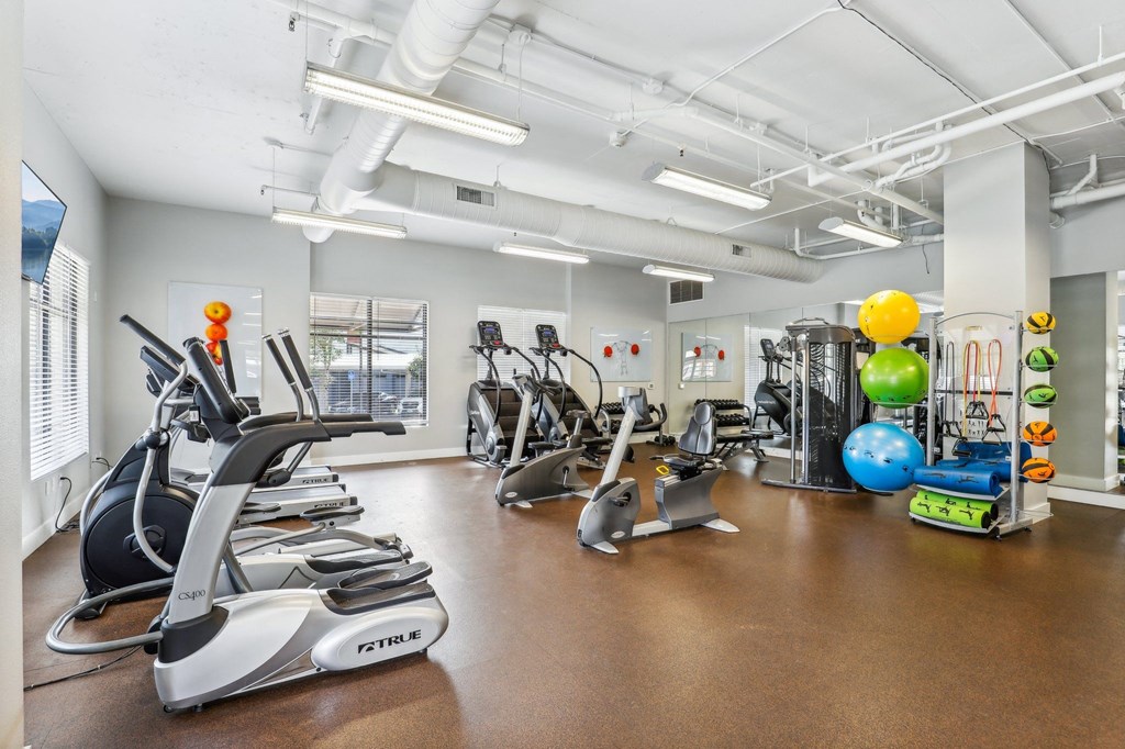 fitness center at Domaine at Villebois