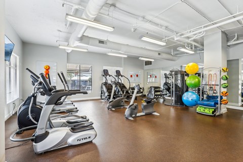 fitness center at Domaine at Villebois