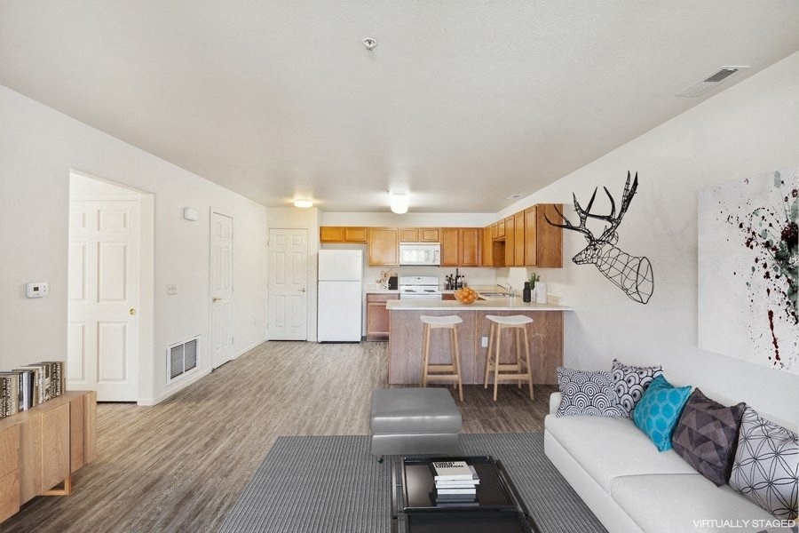 Living Room Views at Vale Apartments & Townhomes