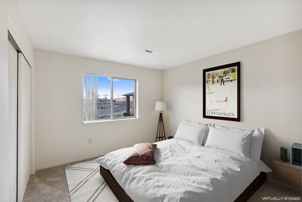 Bedroom at Vale Apartments & Townhomes