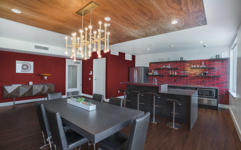 resident clubhouse at Twenty20 Mad Apartments