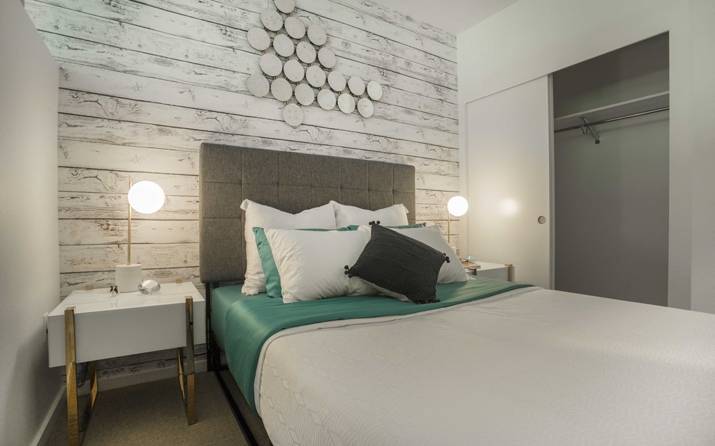 spacious bedroom