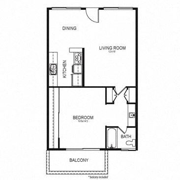 A10 floor plan at The Tecs SDSU