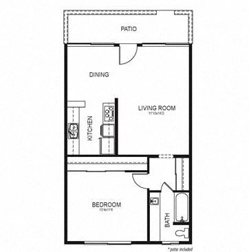 A11 floor plan at The Tecs SDSU