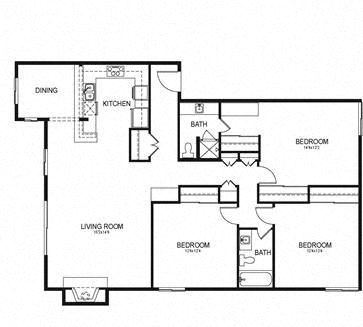 C4 floor plan at The Tecs SDSU
