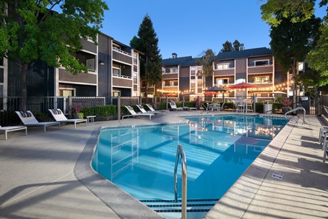 Resort style pool at Maris at Martinez