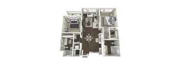 B1 Floor Plan at The Platform Urban Apartments