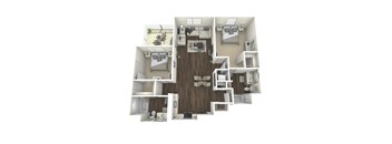 B3 Floor Plan at The Platform Urban Apartments