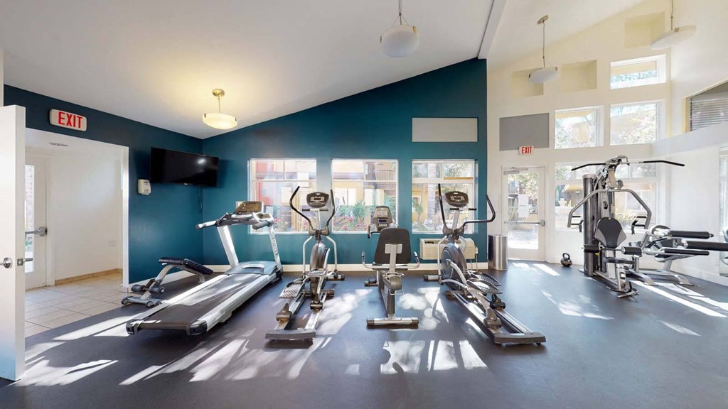 Modern Fitness Center at The Marquee Apartments, North Hollywood, CA, 91605
