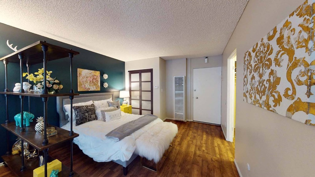 Cozy Bedroom at The Marquee Apartments, North Hollywood, California