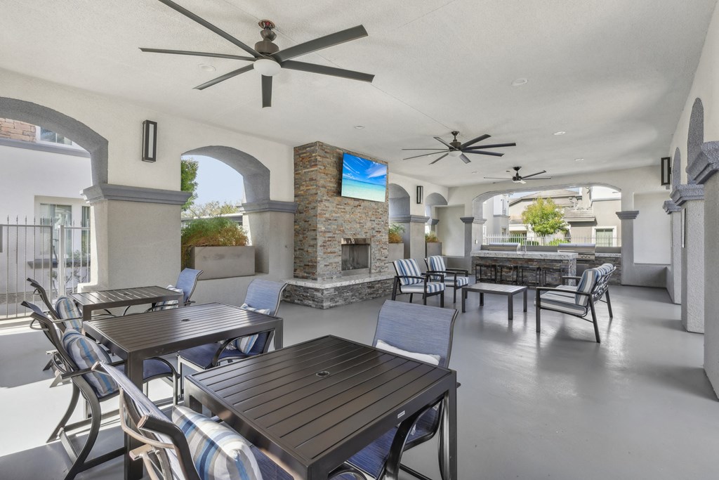 Barbecue pavilion at Verona Apartments