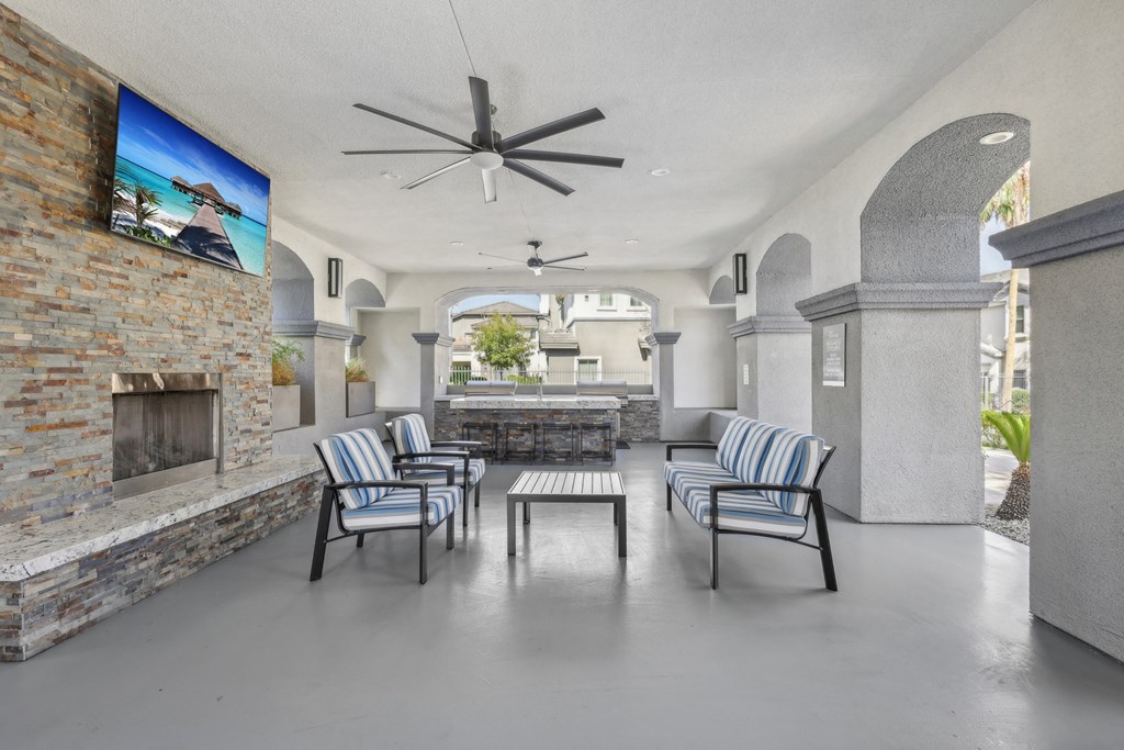 Barbecue pavilion at Verona Apartments