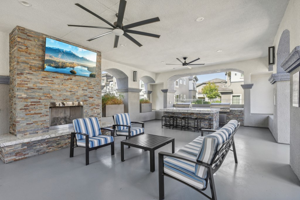 Barbecue pavilion at Verona Apartments