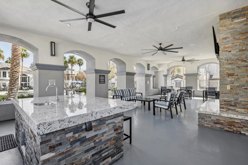 Barbecue pavilion at Verona Apartments