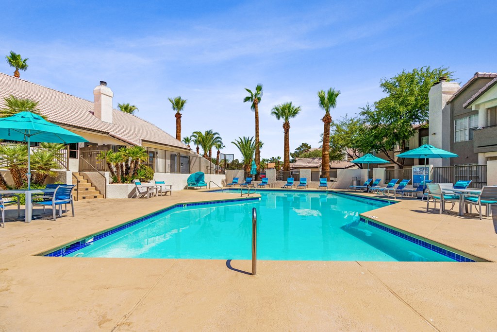 Poolside at Village at Desert Lakes
