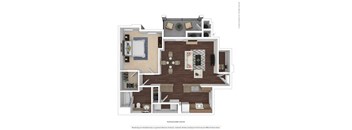A1 Floor Plan at Verona Apartments