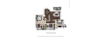 B2 Floor plan at Verona Apartments