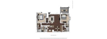 B3 Floor Plan at Verona Apartments