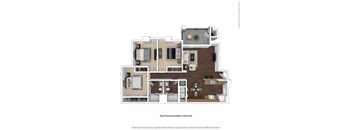 C1 Floor Plan at Verona Apartments