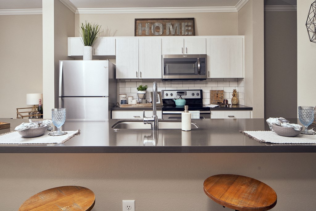 Kitchen Photo Views at Victoria Arbors Apartment Homes