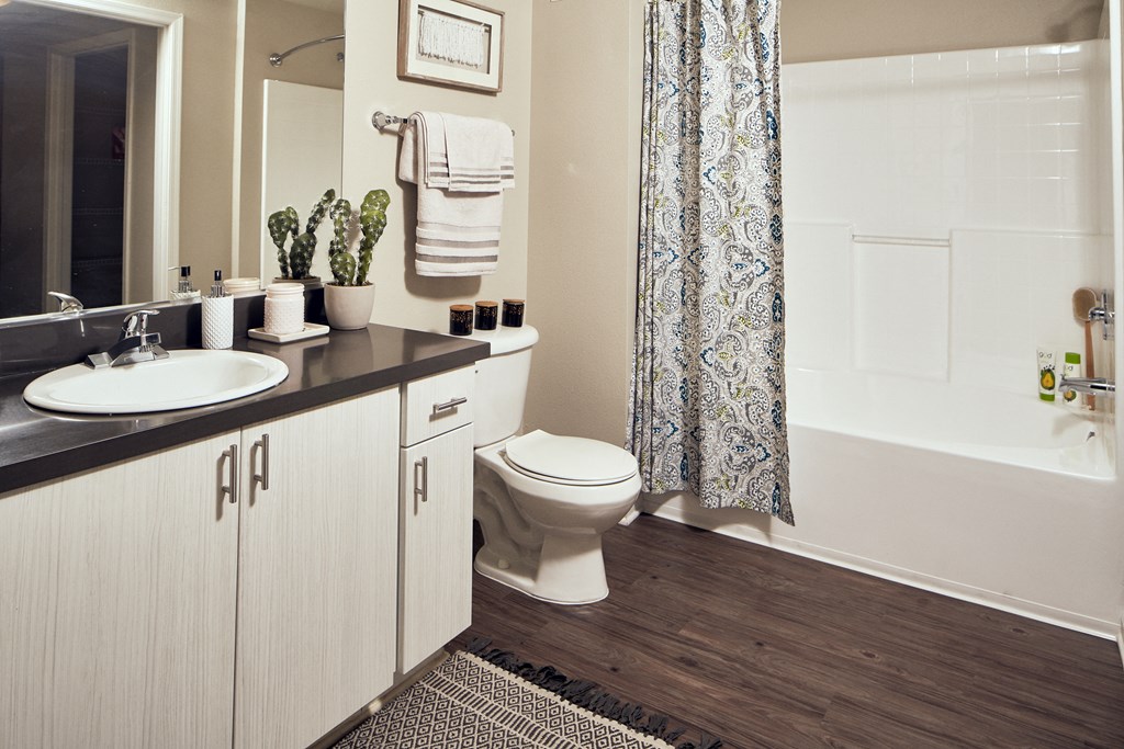 Bathroom at Victoria Arbors Apartment Homes
