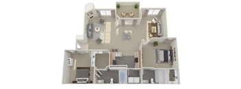 B2 floor plan at Village at Desert Lakes