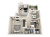 One Bedroom A1 Floor Plan One Bedroom A1 Floor Plan at Village at Desert Lakes