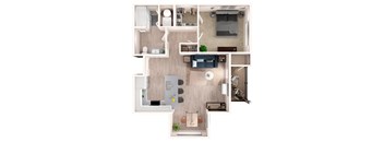 A1 Floor Plan at Zera at Reed Crossing