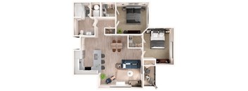 B1 Floor Plan at Zera at Reed Crossing