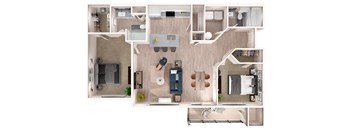 B3 Floor Plan at Zera at Reed Crossing