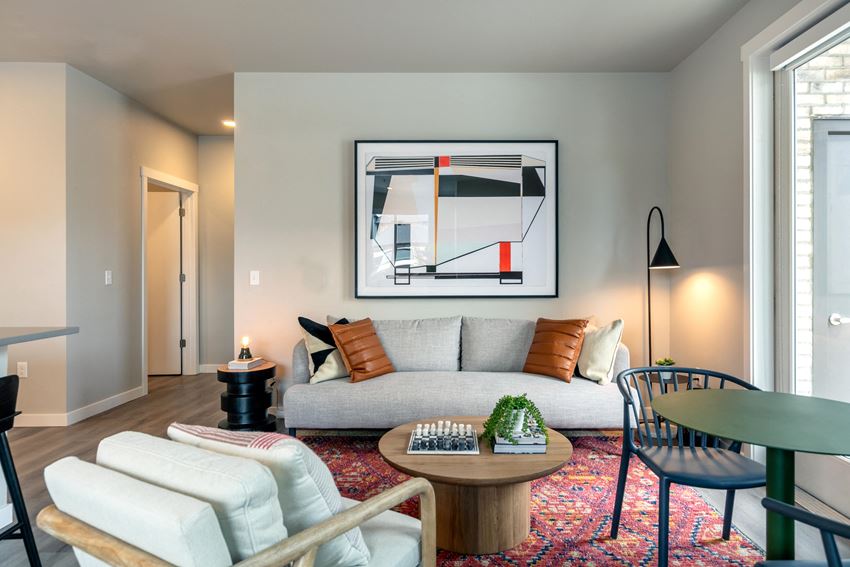 Living Room at Zera at Reed Crossing - Photo Gallery