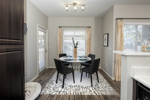 Elegant Dining Room at Somerfield at Lakeside Apartments, California, 95758