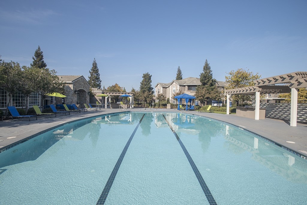 pool for swimming laps at North Pointe Apartments, Vacaville