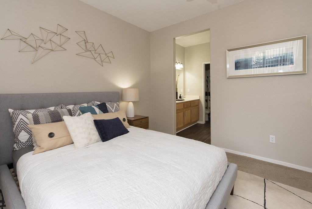 Master Bedroom at Atwood Apartments, Citrus Heights, California