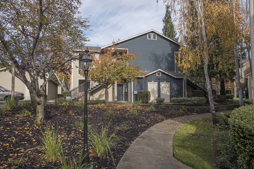 Walking Path at Atwood Apartments, Citrus Heights