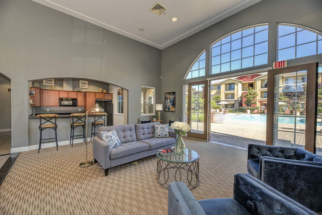 Large Community Clubhouse at Sterling Village Apartment Homes, Vallejo, California