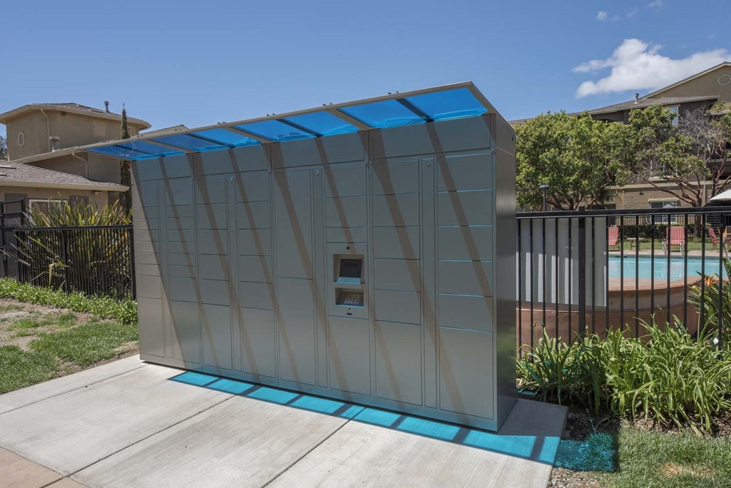 Luxor Package Locker at Sterling Village Apartment Homes, Vallejo, CA, 94590