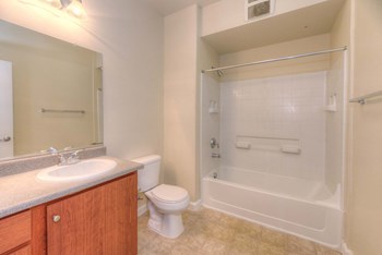 Walk-In Showers And Garden Tubs Walk-In Showers And Garden Tubs at Sterling Village Apartment Homes, California, 94590 - Photo Gallery 6