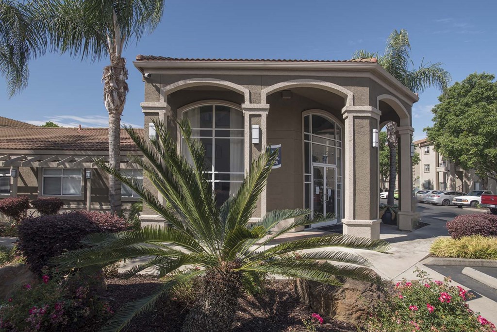 Leasing Center External View at Bella Vista Apartments