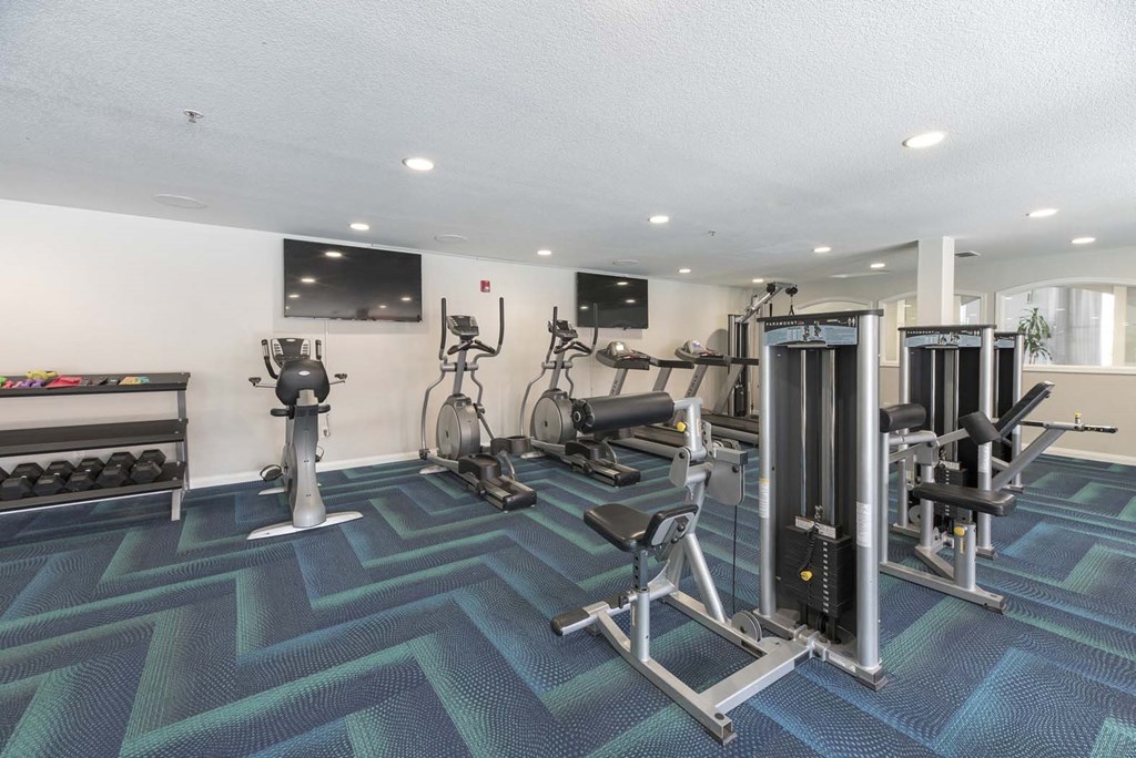 State-Of-The-Art Gym And Spin Studio at Bella Vista Apartments
