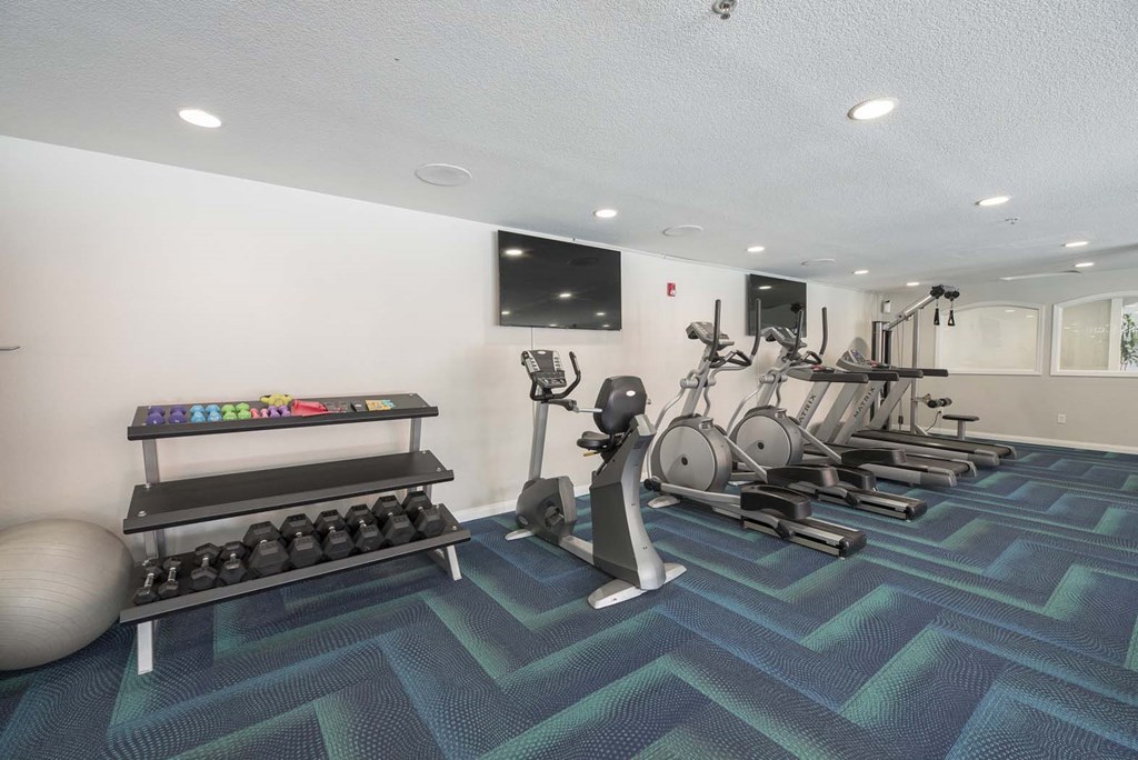 Modern Fitness Center at Bella Vista Apartments