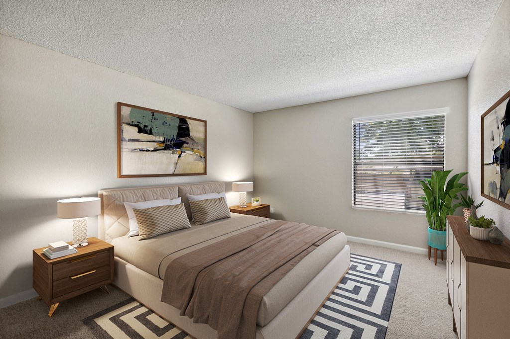 bedroom at Vizcaya Hilltop Apartments