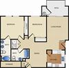 B1 floor plan at Santa Rosa