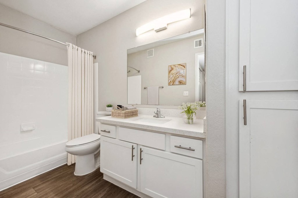 a bathroom with a toilet sink and a mirror