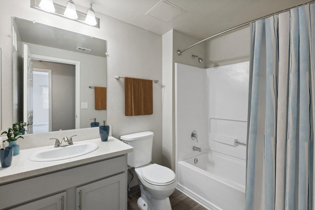 a bathroom with a sink toilet and a shower