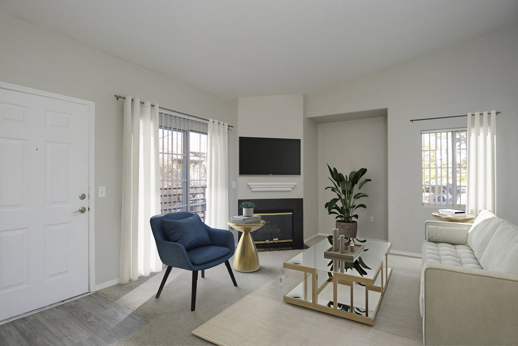 Living space at Sedona Lone Mountain