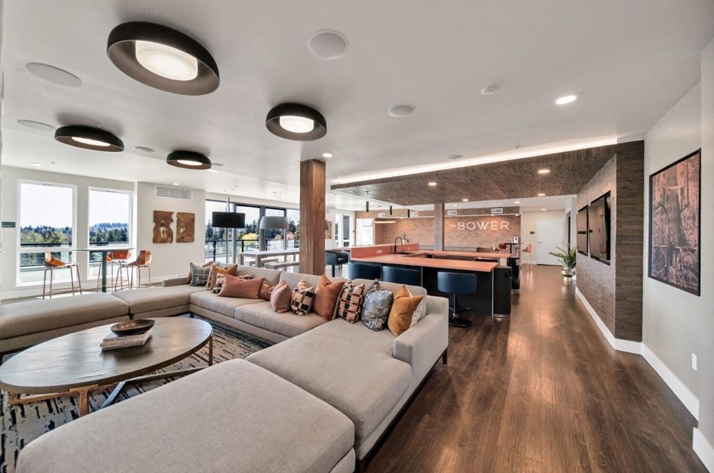 clubhouse seating at The Bower