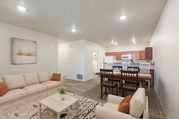 Furnished Living Room Photo at North Peak Apartments - Photo Gallery 2