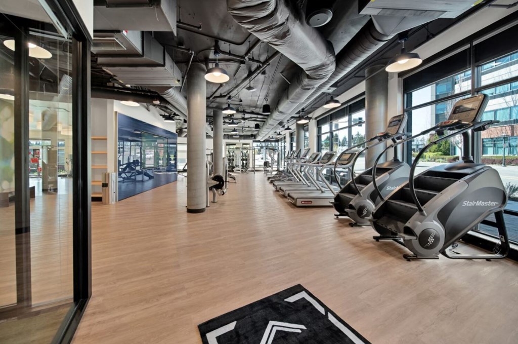 fitness center at The Bower
